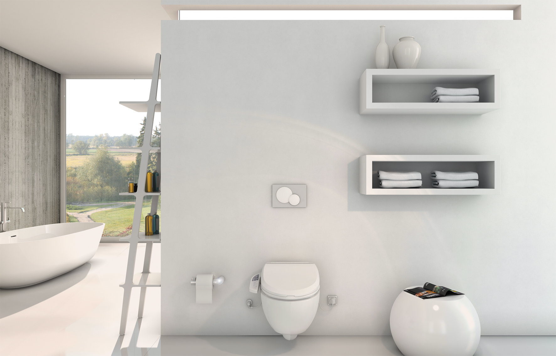 Abattant lavant WC japonais Immersion par Saniclean