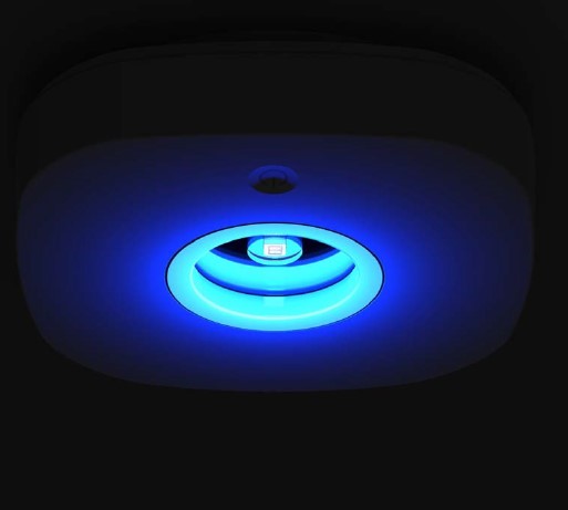 Stérilisateur UVC - SANIPURE - et lumière nocturne pour cuvette wc 